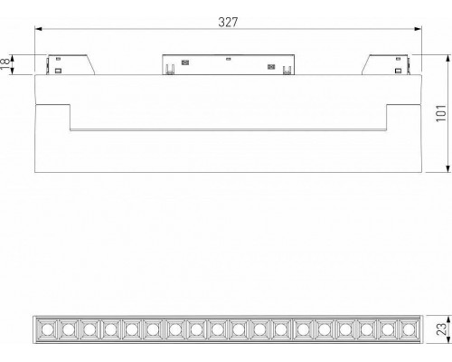 Накладной светильник Elektrostandard Slim Magnetic a066588