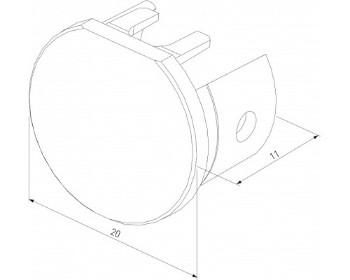 Заглушка для трека Elektrostandard Mini Magnetic a067267