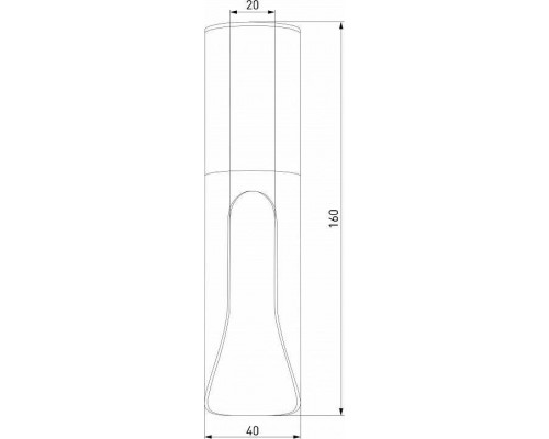 Накладной светильник Elektrostandard Apex 25113/LED 7W 4000K черный