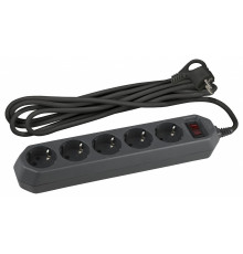 Удлинитель с выключателем Эра  USF-5es-1.5m-B