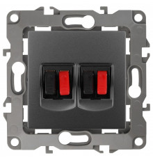 Розетка акустическая без рамки Эра Эра 12 12-3112-12