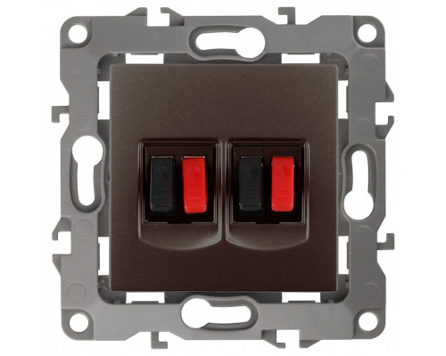 Розетка акустическая без рамки Эра Эра 12 12-3112-13