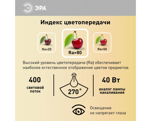 Лампа светодиодная Эра Стандарт LED T25-5W-CORN-840-E14