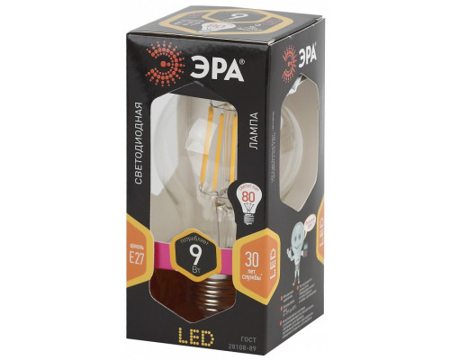 Лампа светодиодная Эра F-LED F-LED A60-9W-827-E27