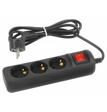 Удлинитель с выключателем Эра  UX-3es-1,5m-B