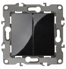 Переключатель перекрестный двухклавишный без рамки Эра Эра 12 12-1112-06