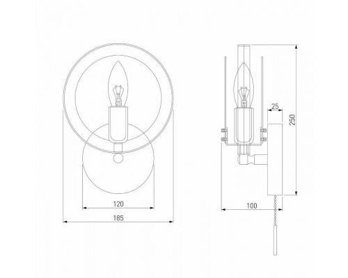 Бра Eurosvet Gallo 70121/1 белый