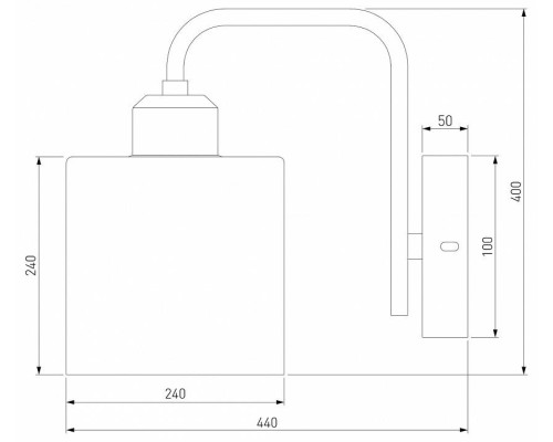 Бра Eurosvet Essence 30176/1 хром