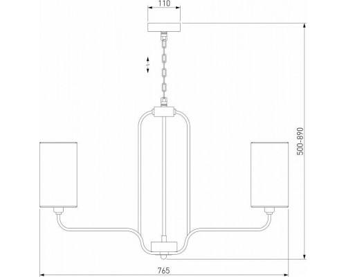 Подвесная люстра Eurosvet Purezza 60128/6 хром