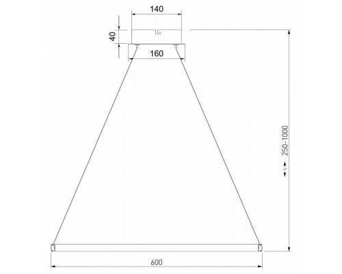 Подвесной светильник Eurosvet Collars 90264/1 черный