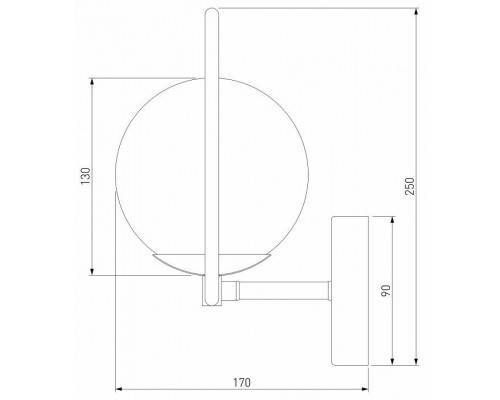 Бра Eurosvet Ringo 50289 хром