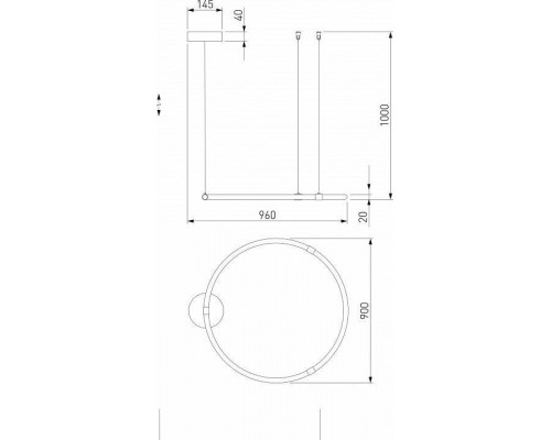 Подвесной светильник Eurosvet Float 90285/1 белый