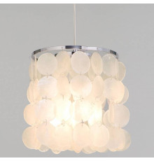 Подвесной светильник Eurosvet Sandra 60185/1 хром/перламутр