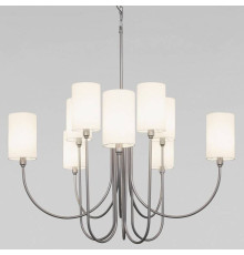 Подвесная люстра Eurosvet Abbey 60164/10 никель Smart