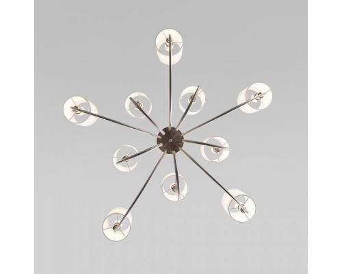 Подвесная люстра Eurosvet Abbey 60164/10 никель Smart