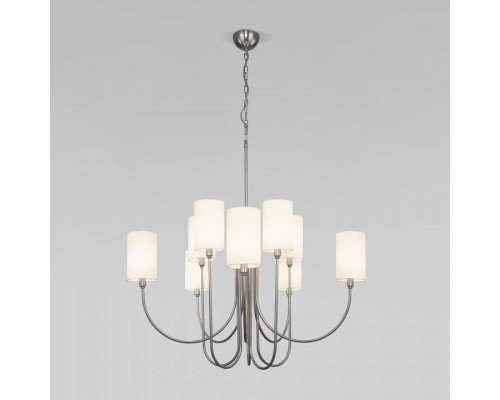 Подвесная люстра Eurosvet Abbey 60164/10 никель Smart