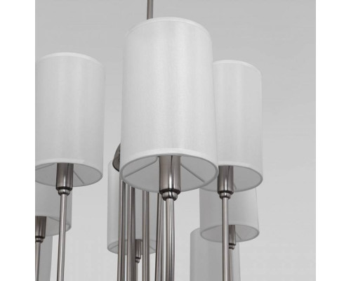 Подвесная люстра Eurosvet Abbey 60164/10 никель Smart