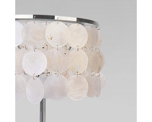 Настольная лампа декоративная Eurosvet Sandra 208101 хром/перламутр