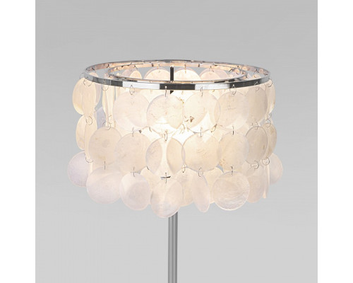 Настольная лампа декоративная Eurosvet Sandra 208101 хром/перламутр