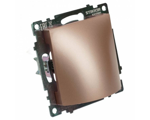 Розетка для вывод кабеля без рамки Stekker Катрин 49467