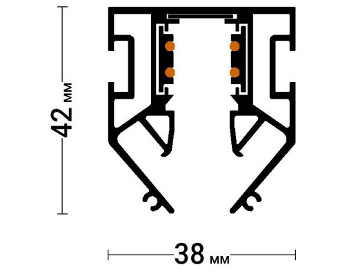 Трек встраиваемый Favourite Logica 1014-TB-200