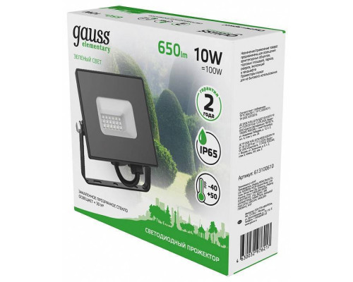 Светильник настенно-потолочный Gauss Elementary 613100610