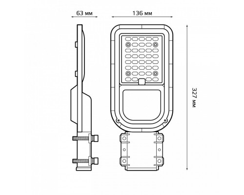 Консольный светильник Gauss  629534450