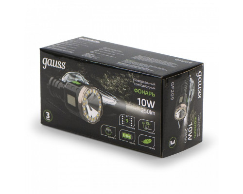 Фонарь ручной Gauss  GF209