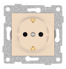 Розетка с заземлением и со шторкой, без рамки Gusi Electric UGRA С11Р4-027