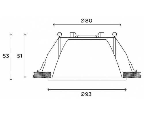Встраиваемый светильник Hesby Lighting Odda HSBL_0114