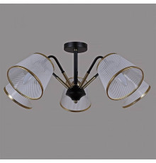 Люстра на штанге ILLUMICO  IL0344-5CSQ-79 BK AB