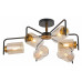 Люстра на штанге ILLUMICO  IL8248-6COU-79 BK GD