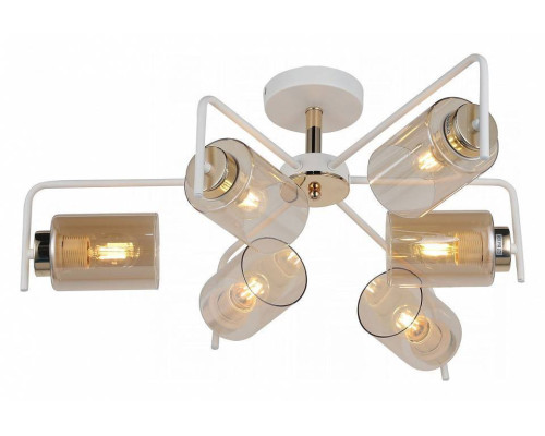 Люстра на штанге ILLUMICO  IL8248-6COU-79 WH GD