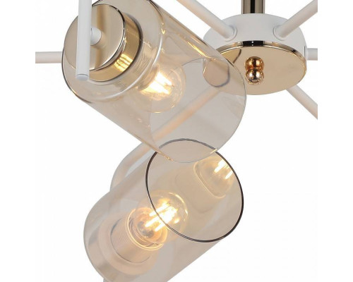 Люстра на штанге ILLUMICO  IL8248-6COU-79 WH GD