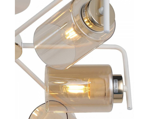 Люстра на штанге ILLUMICO  IL8248-6COU-79 WH GD