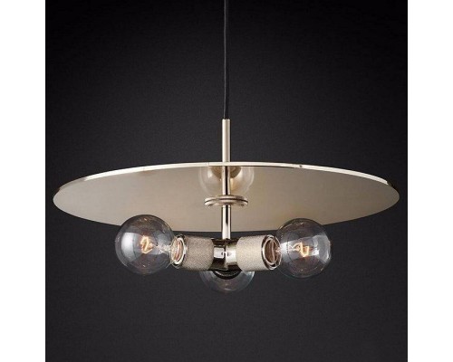 Подвесной светильник Imperiumloft Rh Utilitaire Disk Triple Pendant 40.2341