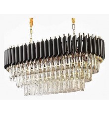 Подвесной светильник Imperiumloft Empire Black Rectangular Chandelier Crystal 40.2893