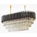 Подвесной светильник Imperiumloft Empire Black Rectangular Chandelier Crystal 40.2893