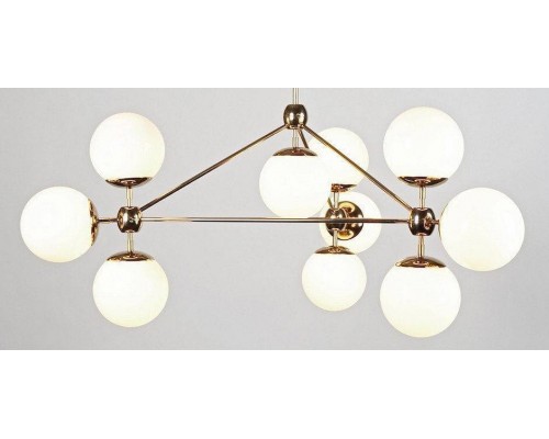 Люстра на штанге Imperiumloft Modo Chandelier White Glass 40,514