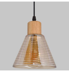 Подвесной светильник Imex MD.5870 MD.5870-1-P-WOOD+BK