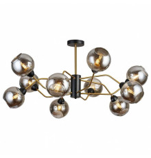 Люстра на штанге Imex MD.9083 MD.9083-10-S-BK+COP