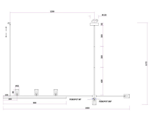 Подвесной светильник Kink Light Рия S07618-180,36