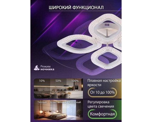 Потолочная люстра Natali Kovaltseva SM LED LAMPS 81455