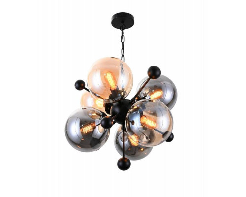 Подвесная люстра LUMINA DECO Afrodis LDP 1138-6 AMB+GY