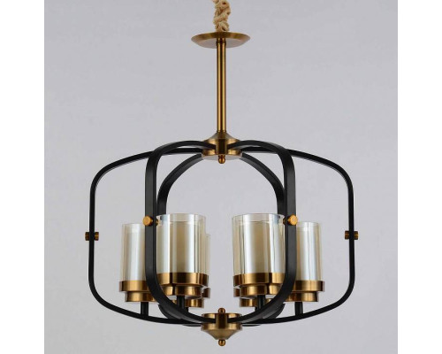 Подвесная люстра Lumina Deco Bonton LDP 1221-6 BK+MD