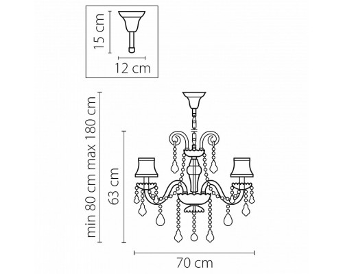 Подвесная люстра Osgona Nativo 715087