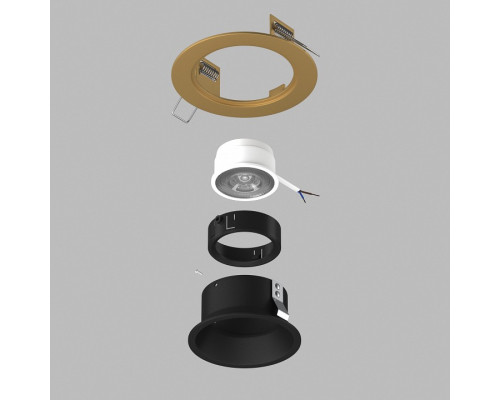 Встраиваемый светильник Lightstar Domino D61307BMOD