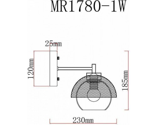 Бра MyFar Hloya MR1780-1W