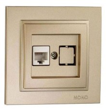 Розетка Ethernet RJ-45 Mono Electric Despina 102-222205-125