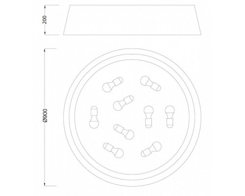 Накладной светильник Mantra Nordica 4963E
